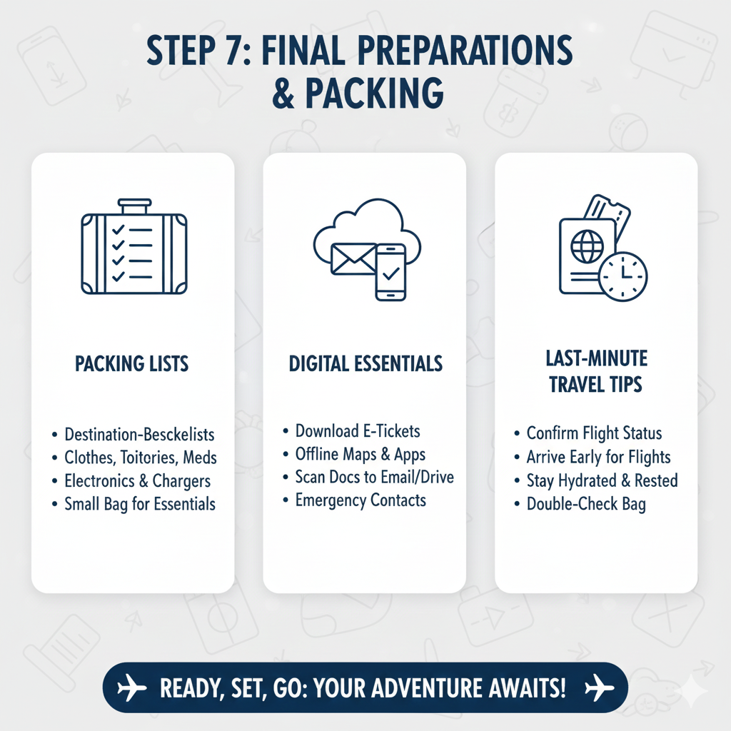 Final Preparations and Packing