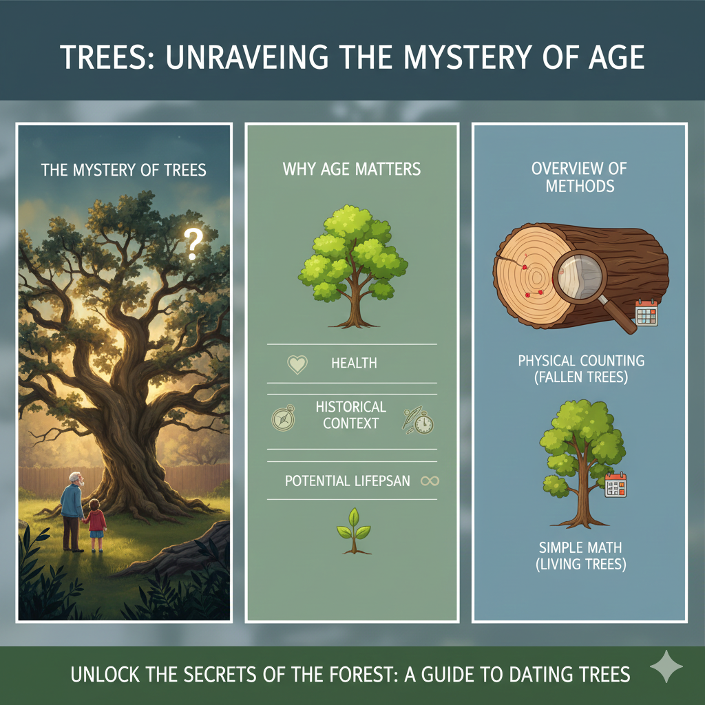 How can you tell the age of a tree?
