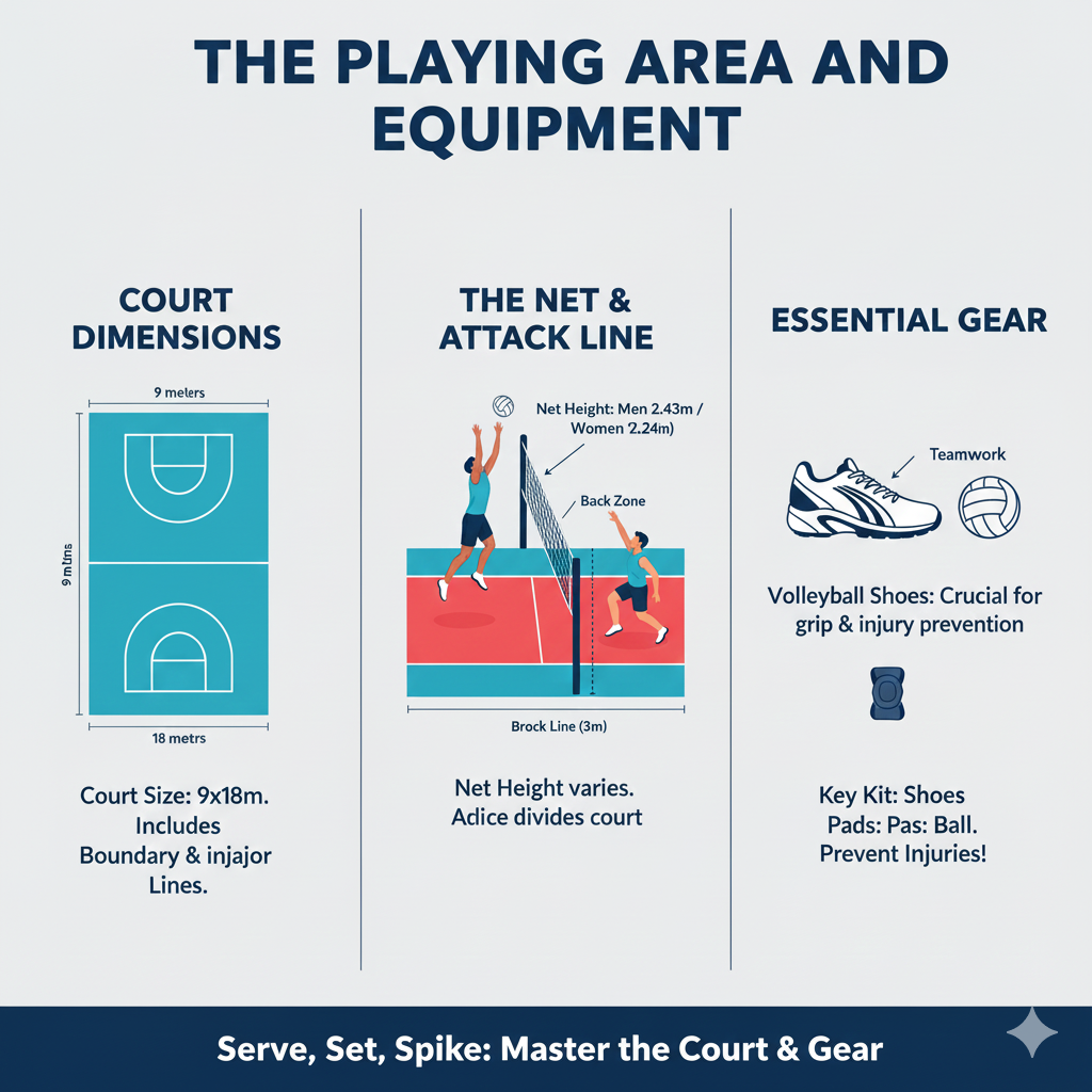 The Playing Area and Equipment